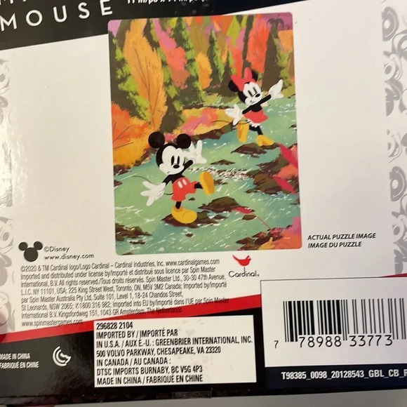 Nwt Disney Mickey Mouse 500 piece puzzle set - Picture 4 of 7